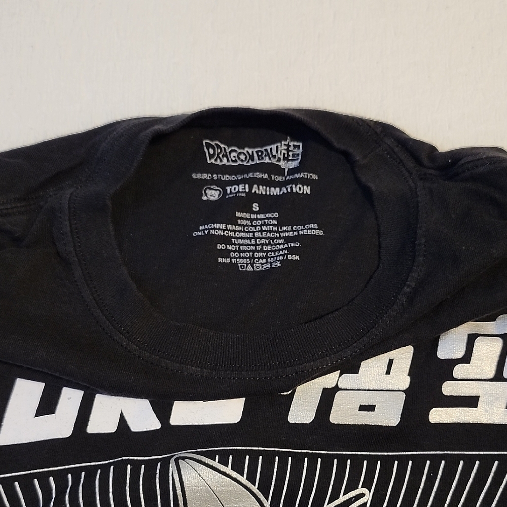 Black Graphic T-Shirt with Anime Design - Picture 2 of 3